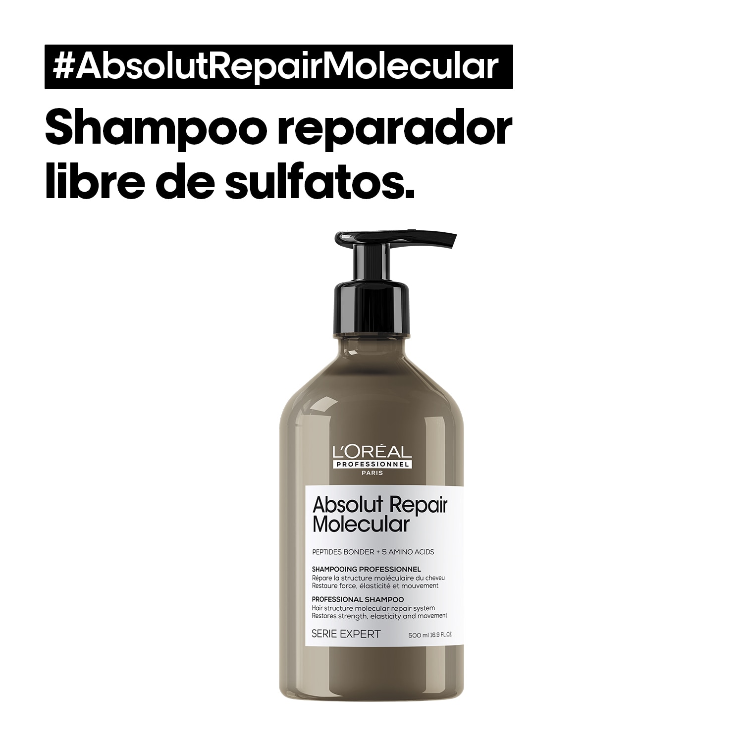 SHAMPOO ABSOLUT REPAIR MOLECULAR (SHAMPOO REPARADOR LIBRE DE SULFATOS)
